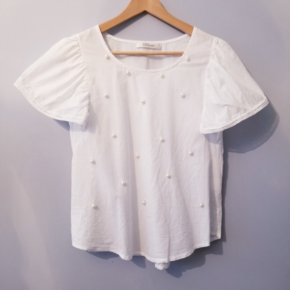 Soloist Tops - Faux Punched Pearl Top S/M